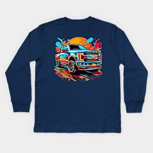 Ford F250 Kids Long Sleeve T-Shirt